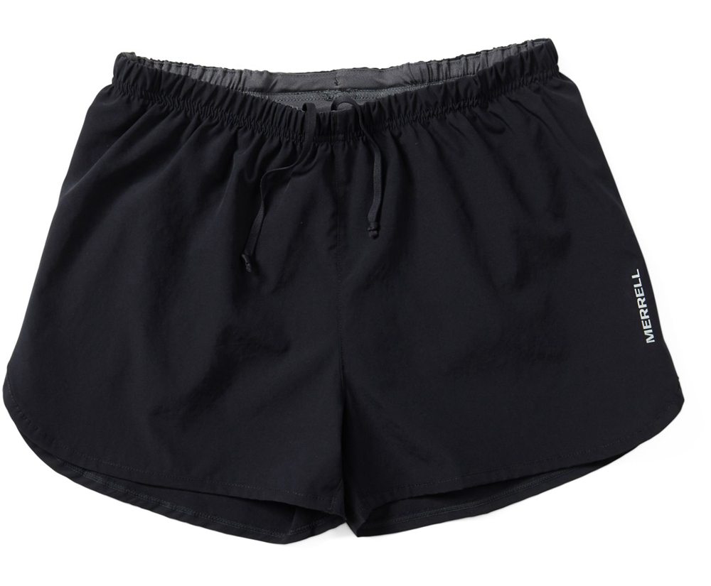 Merrell Shorts Black - Entrada II Run - Womens 12KXWSFZI